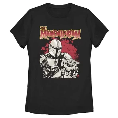 Женская футболка STAR WARS Мандалорец, черная