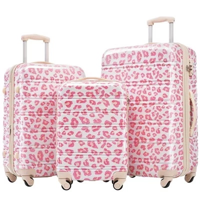 Легкие комплекты для багажа Walsh Hardshell из 3 предметов с замком TSA и вращающимися на 360° колесиками