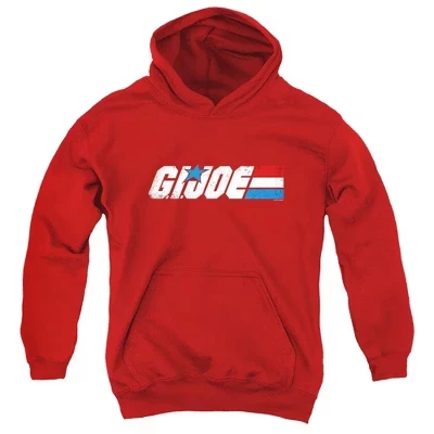 Худи для мальчиков G.I. JOE Distressed Logo, красное