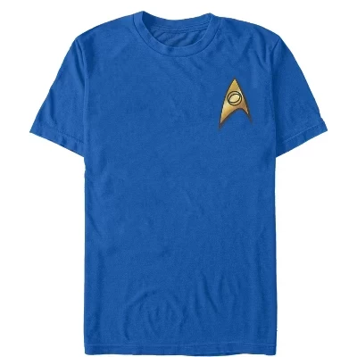 Мужская футболка Star Trek «Научный знак», синяя