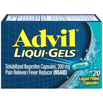 Капсулы Advil Liqui-Gels, ибупрофен (НПВС)