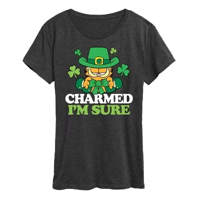Женская футболка Charmed I'm Sure с коротким рукавом и графическим рисунком heather charcoal