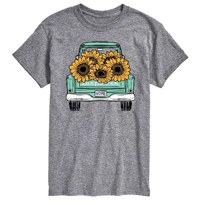 Мужская футболка-пикап Sunflower с коротким рукавом и графическим рисунком athletic heather