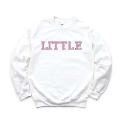 Женская толстовка с рисунком Little Varsity белого цвета