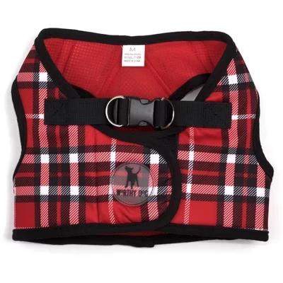 Клетчатый жилет Sidekick Harness красный