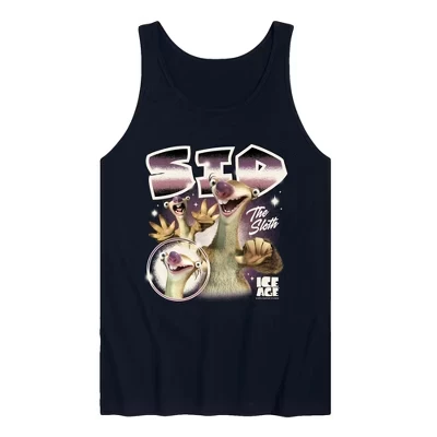 Мужская майка Ice Age Sid The Sloth синяя