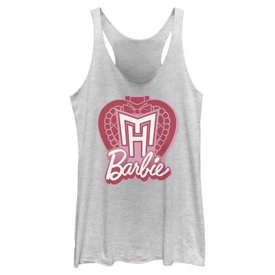 Женская гоночная майка Mattel Barbie и Monster High с символом сердца