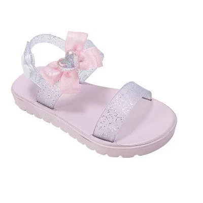 Детские сандалии bebe с бантом и сердечком