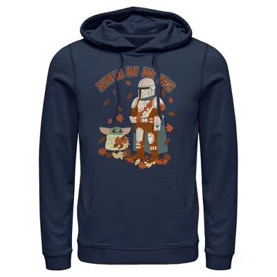 Мужская : Толстовка The Mandalorian Grogu и Din Djarin 
