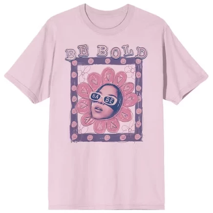 Женская футболка с круглым вырезом и коротким рукавом Women's Day Be Bold Women's Cradle Pink розового цвета