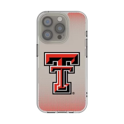 Льняной прозрачный чехол для мобильного телефона NCAA Big 12 Universities для Apple iPhone red