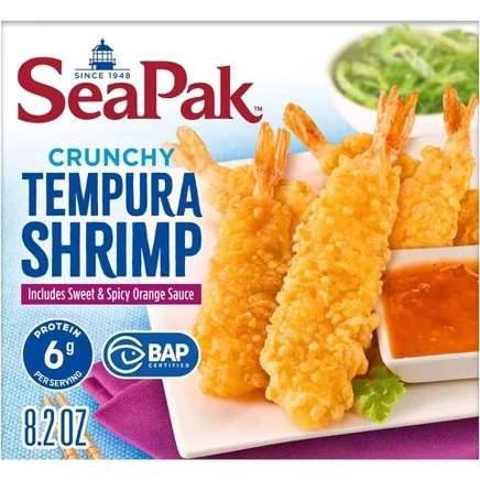 Креветки Темпура в хрустящей глазури - Замороженные - 8,2унции