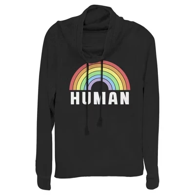 Женский свитшот Lost Gods Human Rainbow, черный