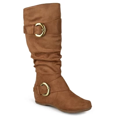 Женские сапоги Journee Jester-01, широкие, верблюжьи