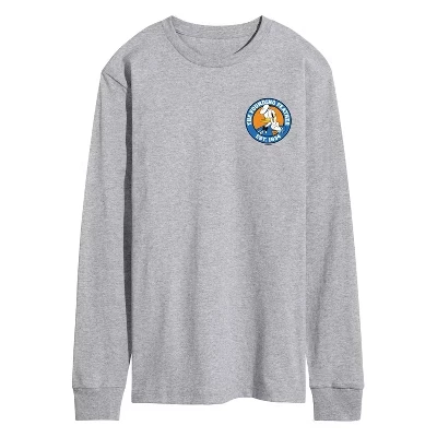 Мужская футболка с длинным рукавом и графическим рисунком The Founding Feather athletic heather
