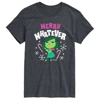 Мужская футболка Merry Whatever с коротким рукавом и графическим рисунком heather charcoal