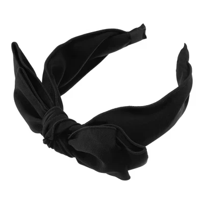 Женский ободок Unique Bargains с бантом, черный