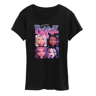 Женская футболка Bratz Photo, черная