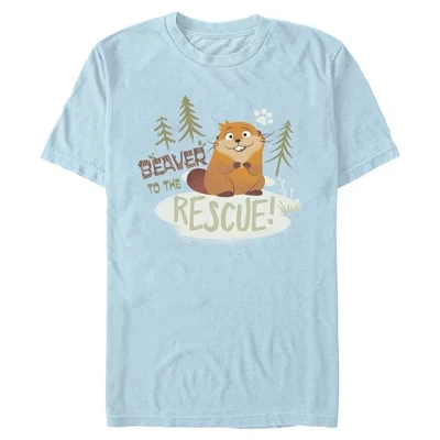 Мужская футболка Hoppers Mabel Beaver, голубая