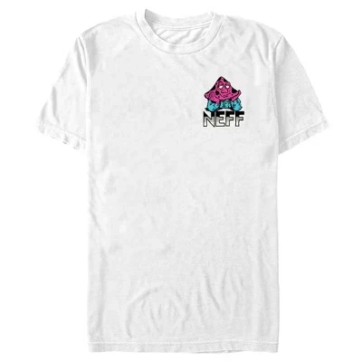 Мужская футболка с логотипом NEFF Small Meltdown Mushroom белого цвета