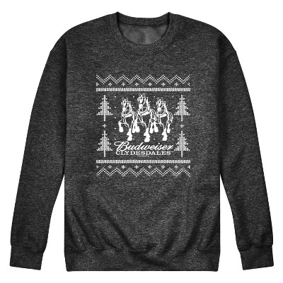 Мужской свитер s - Bud с графическим рисунком, флисовая толстовка heather charcoal