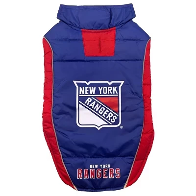 Жилетка-пуховик NHL New York Rangers для собак
