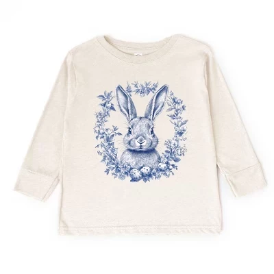 Футболка для малышей с длинным рукавом Blue Willow Bunny натуральная