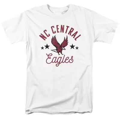 Мужская официальная футболка Eagles от Центрального университета Северной Каролины белого цвета