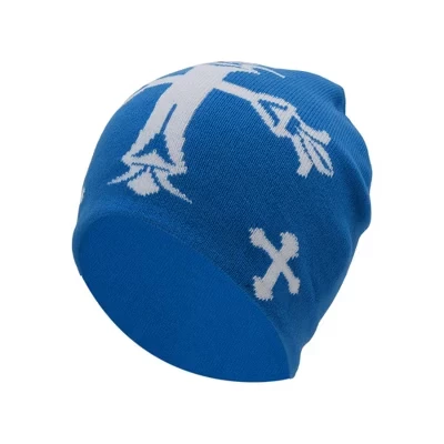 Cycling Hat Warm Comfortable and Breathable Hard Hat Liner Black Cross Acrylic 7.87