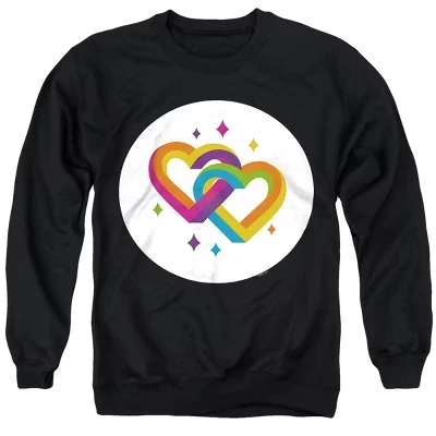 Мужская толстовка с круглым вырезом Unlock The Magic, Magic Heart Bear Belly, цвет черный