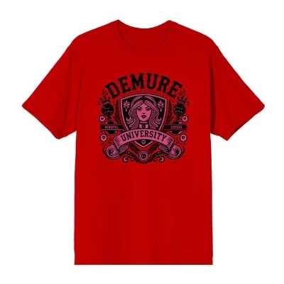 Мужская футболка Bioworld Demure University, красная