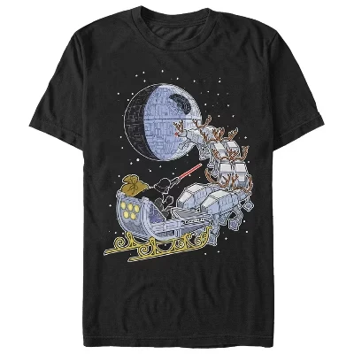 Мужская футболка Star Wars «Дарт Вейдер: сани», черная