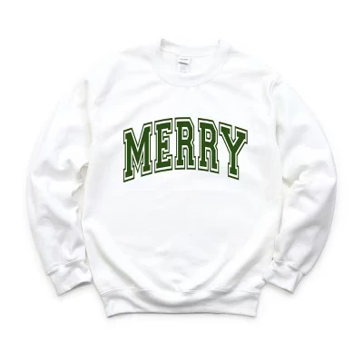 Свитшот Simply Sage Market «Merry», белый