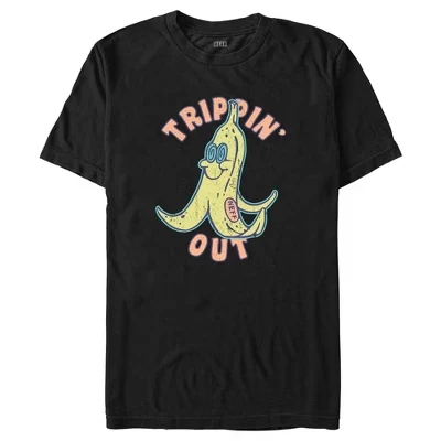 Men's NEFF Trippin' Out Banana T-Shirt black