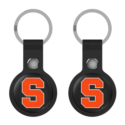 Эмблема университетов NCAA ACC, черный держатель Airtag, 2 упаковки, оранжевый