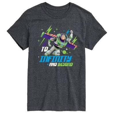 Мужская футболка Toy Story Базз Лайтер, серый меланж