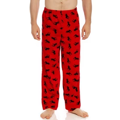 Мужские флисовые пижамные брюки Leveret Mens moose
