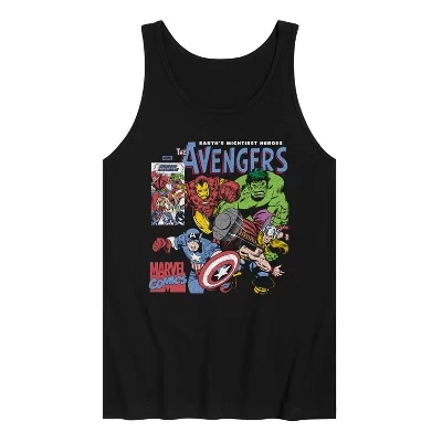 Мужская майка Avengers Boxes, черная