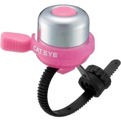 Велосипедный звонок Cateye PB-1100P, латунный, клубничный