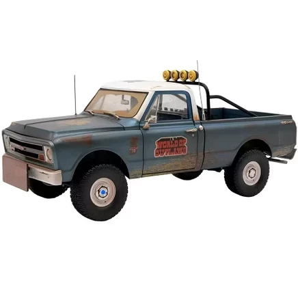 Модель Chevrolet K-10 1967, Acme, синяя с белой крышей