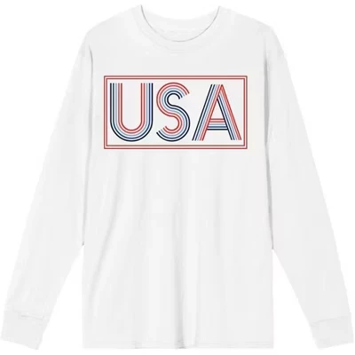 Мужской лонгслив Bioworld Americana USA, белый