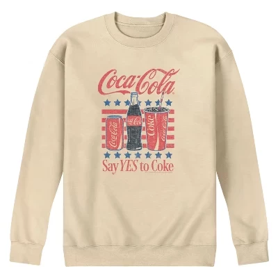 Мужская флисовая толстовка Coca-Cola с графическим принтом 