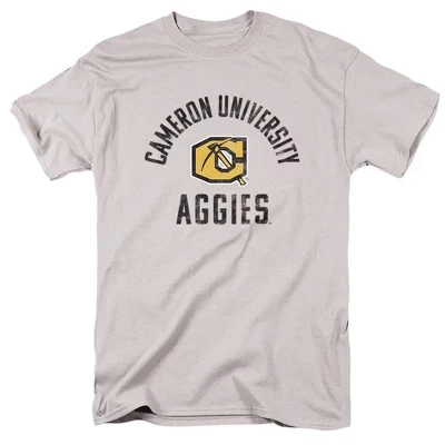 Мужская футболка NCAA Cameron University Aggies, серебристая