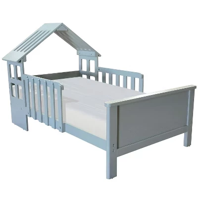 Детская кровать Little Partners Lil' House, серебристая