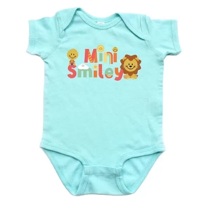 Детский боди The Juniper Shop Smiley Lion, цвета чилл