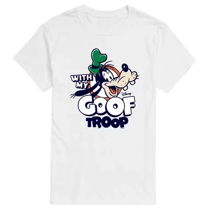 Мужская футболка Disney «My Goof Troop», белая