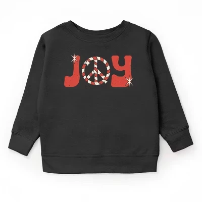 Молодежная толстовка Joy Peace Sign черного цвета