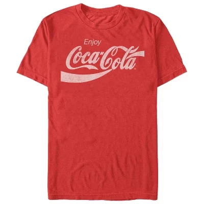Мужская футболка с логотипом Coca-Cola Enjoy красного цвета