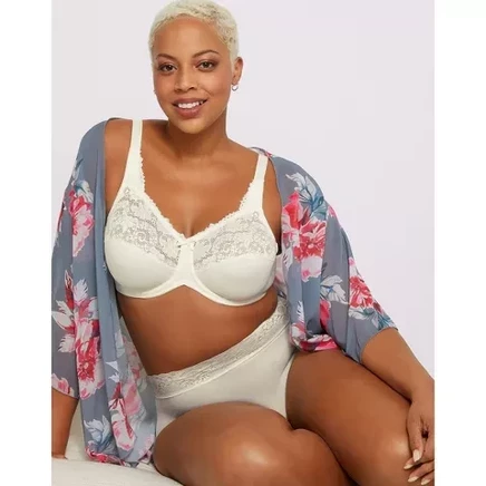 by Bali Minimizer Underwire Bra 34d / pearl