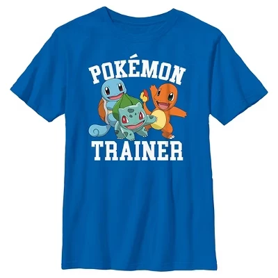 Футболка для мальчиков Pokemon Trainer, синяя